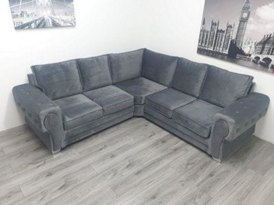 Stratus Interiors Verona Chunky Armed Big Cushion Sofa - Doorstep Delivery Only No Assembly - Foot Stool - 2 Seater - image 1