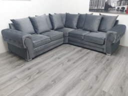 Stratus Interiors Verona Chunky Armed Big Cushion Sofa - Doorstep Delivery Only No Assembly - Foot Stool - 2 Seater - thumbnail 3