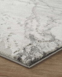 Novu Modern Abstract Living Room Area Rug Metallic Sheen- Valley Grey 200Cm X 290Cm - thumbnail 4
