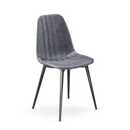 Urbn-Living Urbnliving Anti Stain Velvet Dining Chairs Padded Seat Metal Legs For Kitchen Office, 6Xdark Grey - thumbnail 2