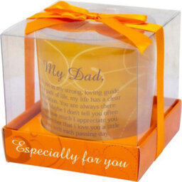 My Dad Candle Gift Set In Box Candles Wax Message Poetic Writing Home Decor - thumbnail 1