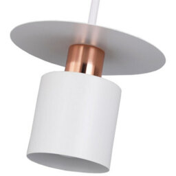 Ceiling Lamp Chandelier Toolight App1146-1Cp White Rose Gold - thumbnail 4