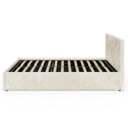 Gfw End Lift Ottoman Storage Bed King Cream Crushed Velvet - thumbnail 4