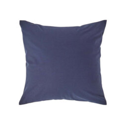 Homescapes Navy Blue Continental Egyptian Cotton Pillowcase 200 Tc, 40 X 40 Cm - thumbnail 1