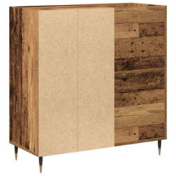Walplus Record Cabinet Old Wood 85 X 38 X 89 Cm Engineered Wood - thumbnail 7
