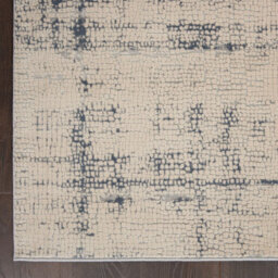 Ivory Blue Rug, 10mm Thickness Abstract Dotted Rug, Modern Stain-Resistant Rug For Bedroom, & Dining Room-240Cm X 320Cm - thumbnail 7