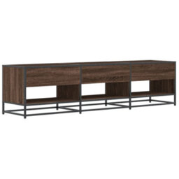 Berkfield Tv Cabinet Brown Oak 180X40X46 Cm Engineered Wood - thumbnail 6