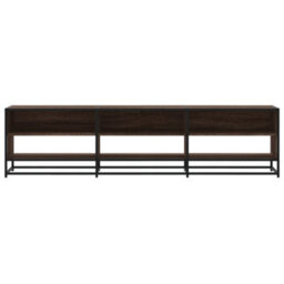 Berkfield Tv Cabinet Brown Oak 180X40X46 Cm Engineered Wood - thumbnail 4