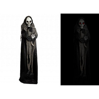 Animated Skeleton Ghost 72 Inch - Black Decoration