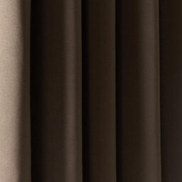 "Ohs Essentials Eyelet Blackout Thermal Curtain Pair, Brown - 90 X 90""" - thumbnail 5