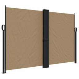 Walplus Retractable Side Awning Garden Sun Shade Canopy Gazebo For Back Door, Porch, Patio Taupe 160X1200 Cm - thumbnail 2
