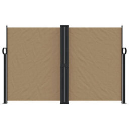 Walplus Retractable Side Awning Garden Sun Shade Canopy Gazebo For Back Door, Porch, Patio Taupe 160X1200 Cm - thumbnail 3