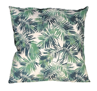 Luxury Living Outdoor Cushion 45Cm X 45Cm Water Repellent Green/blue/white - image 1