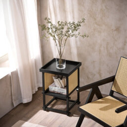 Sobuy Hfbt03-Sch,telephone Table Nesting Tables Set Of 3 Solid Wood Console Hallway Storage,black,w40Xd40Xh60 - thumbnail 9