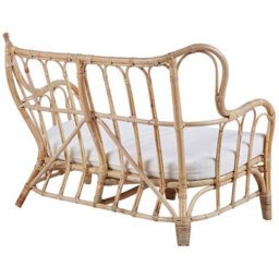 Beliani Garden Lounge Set With Table 4 Seater Brindisi Rattan Natural - thumbnail 7