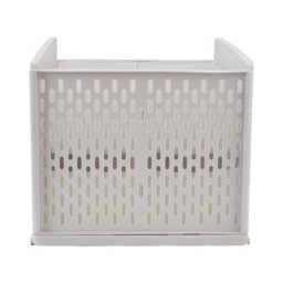 Living And Home Plastic Stackable Clothes Storage Basket Drawer Organizer With Detachable Sorting Divider - thumbnail 5