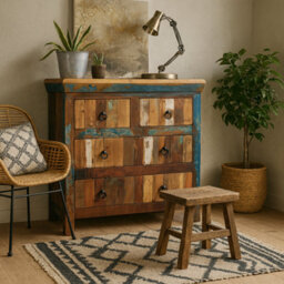 Wyld Haus Seattle Reclaimed Wood 4-Drawer Chest By - thumbnail 2
