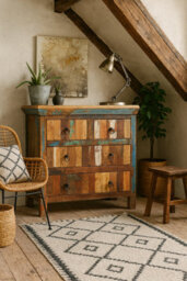 Wyld Haus Seattle Reclaimed Wood 4-Drawer Chest By - thumbnail 4