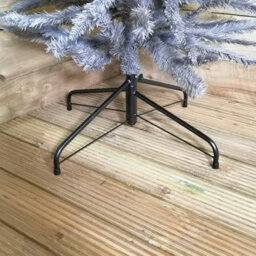 Samuel Alexander 244Cm / 8Ft Wrapped Pencil Pine Grey Christmas Tree With 460 Tips - thumbnail 8