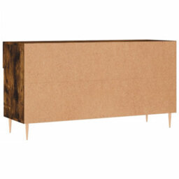 Berkfield Shoe Bench Smoked Oak 102X35X55 Cm Engineered Wood - thumbnail 8