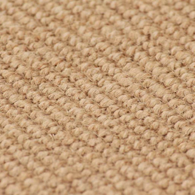 Berkfield Durable Area Rug Jute With Latex Backing 120X180 Cm Natural - image 1