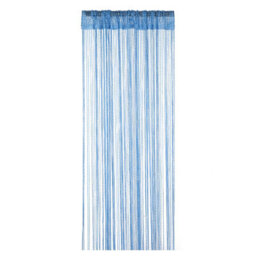 Neel Blue String Curtains Glitter Fringe Panel Fly Screen Doorway Tassel Curatin, 200Cm X 90Cm - Sky Blue - thumbnail 3