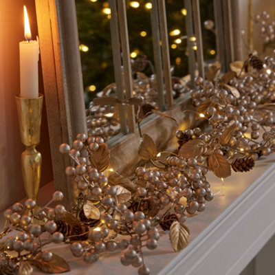 Dibor Magical Forest Xmas Table Decoration Christmas Garland 1.5M - image 1