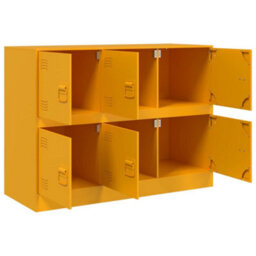 Walplus Sideboard Mustard Yellow 99X39X73 Cm Steel - thumbnail 7