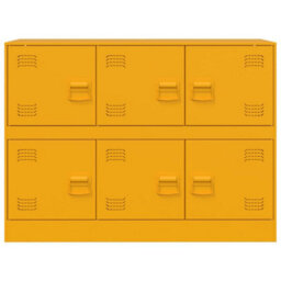 Walplus Sideboard Mustard Yellow 99X39X73 Cm Steel - thumbnail 6