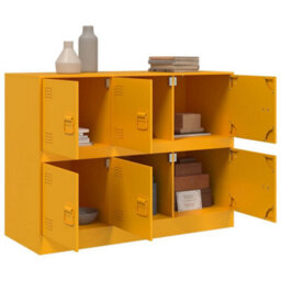 Walplus Sideboard Mustard Yellow 99X39X73 Cm Steel - thumbnail 5