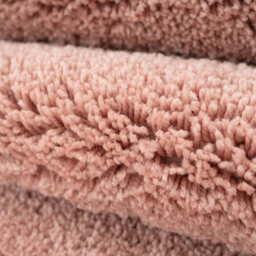 Loomed Machine Washable Shaggy Rug Blush Pink Fluffy Mats 80Cm X 150Cm - thumbnail 5