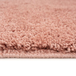 Loomed Machine Washable Shaggy Rug Blush Pink Fluffy Mats 80Cm X 150Cm - thumbnail 6