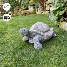 Medium Stone Cast Tortoise Garden Ornament - thumbnail 3