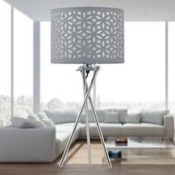 First Choice Lighting Grey Laser Cut 25Cm Pendant Light Shade - thumbnail 8