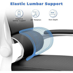Ergonomic Mesh Office Chair With Adjustable Headrest - thumbnail 4
