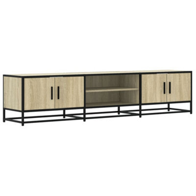 Berkfield Industrial Tv Cabinet Sonoma Oak 180X35X41 Cm Engineered Wood - image 1