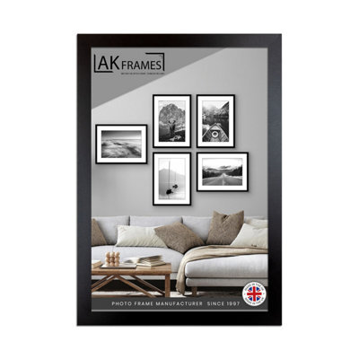 "AK Frames 22X18"" Matte Black Poster Frame - Modern Picture Frame For Wall Art, Prints And Photos - Durable And Stylish Display Frame" - image 1