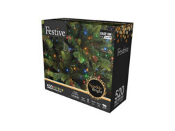 Festive Sparkle Lights - Multicolour - 1500 Led Lights