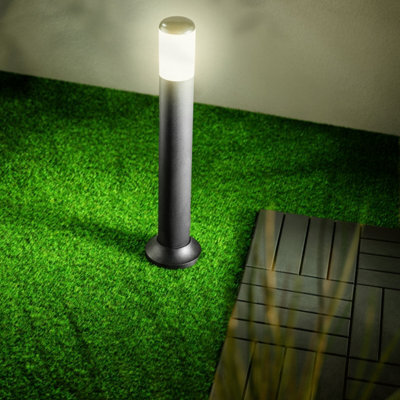 CGC Lighting Cgc Black Post Bollard Light Outdoor Garden Pathway Ip54 Weatherproof - image 1