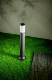 CGC Lighting Cgc Black Post Bollard Light Outdoor Garden Pathway Ip54 Weatherproof - thumbnail 2