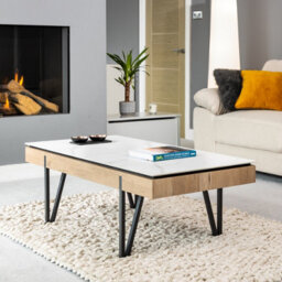 Satori Stone Coffee Table - Light Grey - thumbnail 3