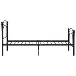 Walplus Single Metal Bed Frame With Football Design Powder Coated Finish And Slatted Base - thumbnail 4
