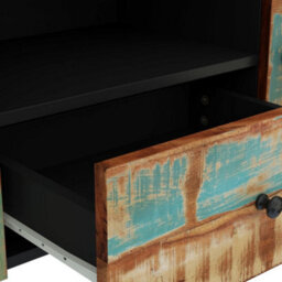 Berkfield Tv Cabinet 105X33.5X46 Cm Solid Wood Reclaimed&engineered Wood - thumbnail 7