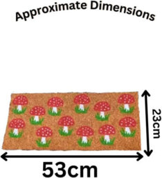 Marco Paul Non Slip Autumn Door Mat Insert -  Mushrooms - thumbnail 3