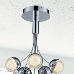 Wdw Anakin Eclipse 70Cm 11 Led Balls Flush Ceiling Light, Crushed Ice Effect - thumbnail 3