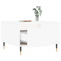 Berkfield Coffee Table White 55X55X36.5 Cm Engineered Wood - thumbnail 4