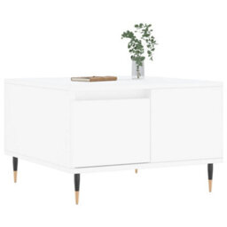 Berkfield Coffee Table White 55X55X36.5 Cm Engineered Wood - thumbnail 3