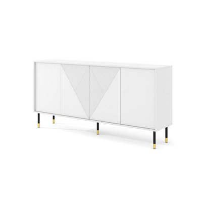 Arte Contemporary White Woody Sideboard 180Cm - Refined Storage, Light Appeal - image 1