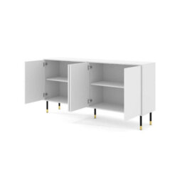 Arte Contemporary White Woody Sideboard 180Cm - Refined Storage, Light Appeal - thumbnail 2