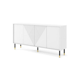 Arte Contemporary White Woody Sideboard 180Cm - Refined Storage, Light Appeal